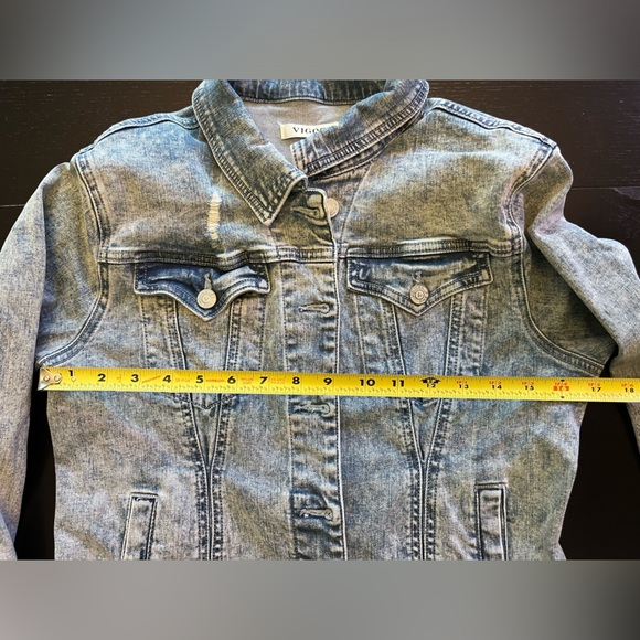 Vigoss Cropped Denim Jacket - Medium - Picture 6 of 6